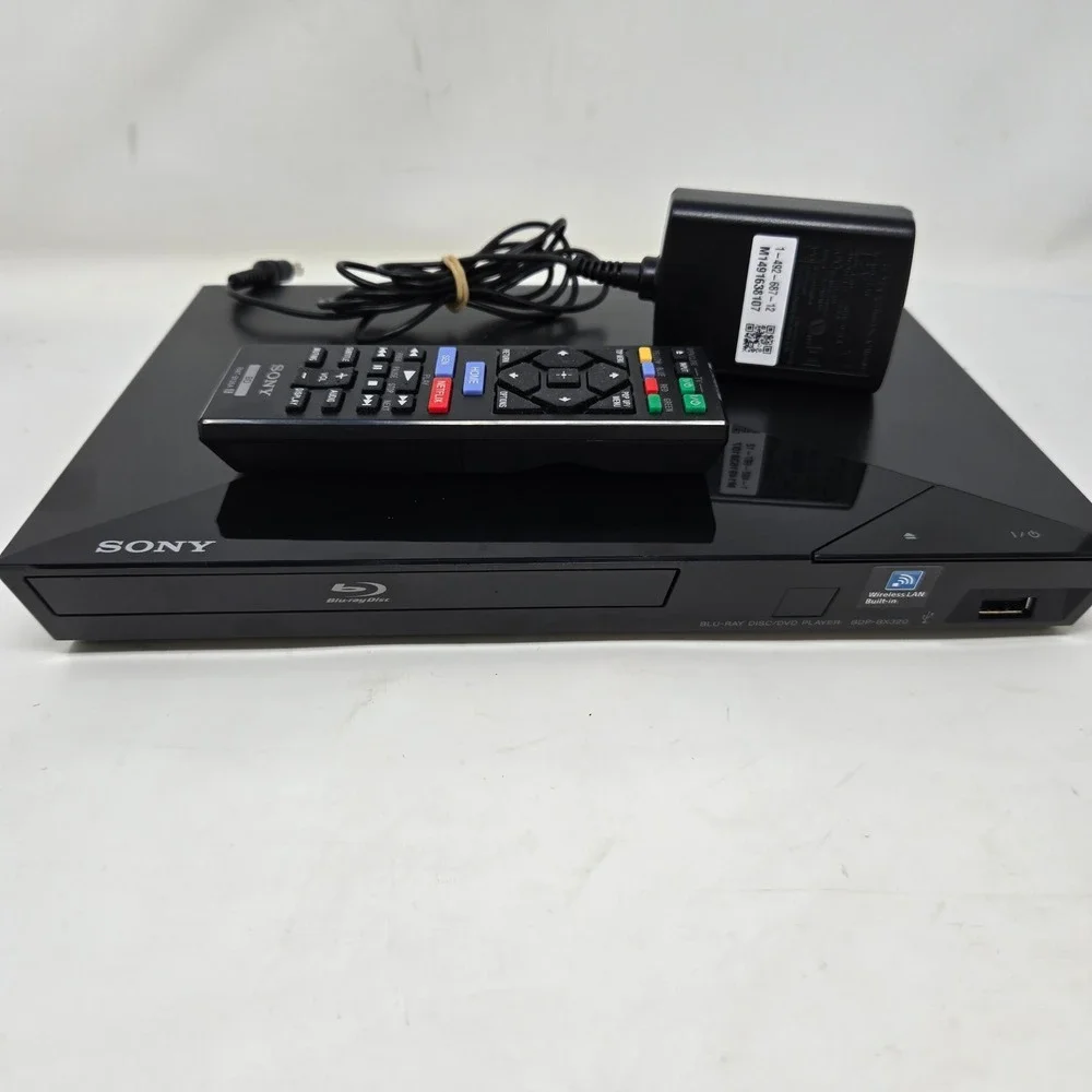 Sony BDP-BX320 Blu-ray DVD Player Built-in WiFi Streaming Netflix HDMI Black